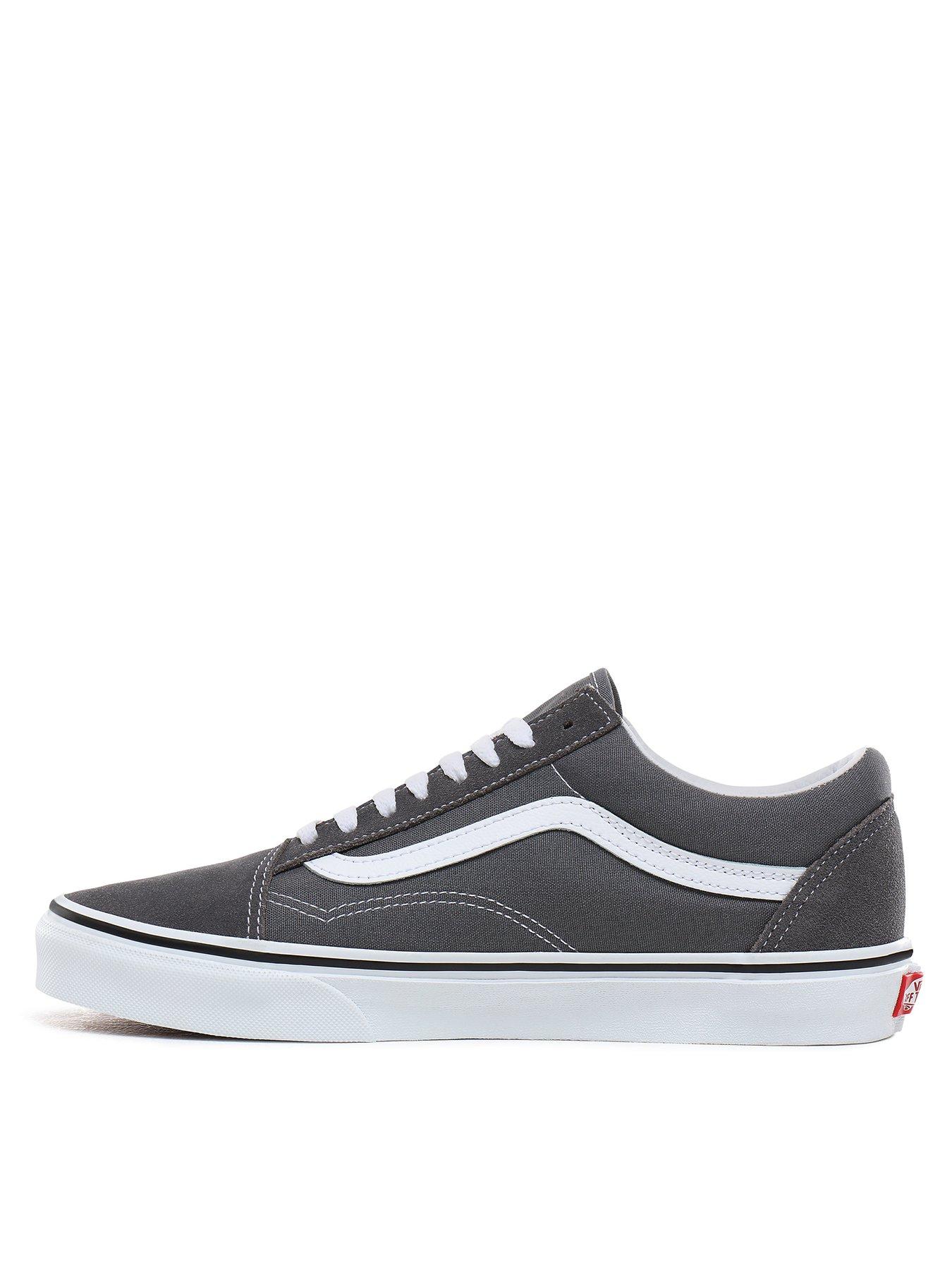 Grey black old skool hot sale vans