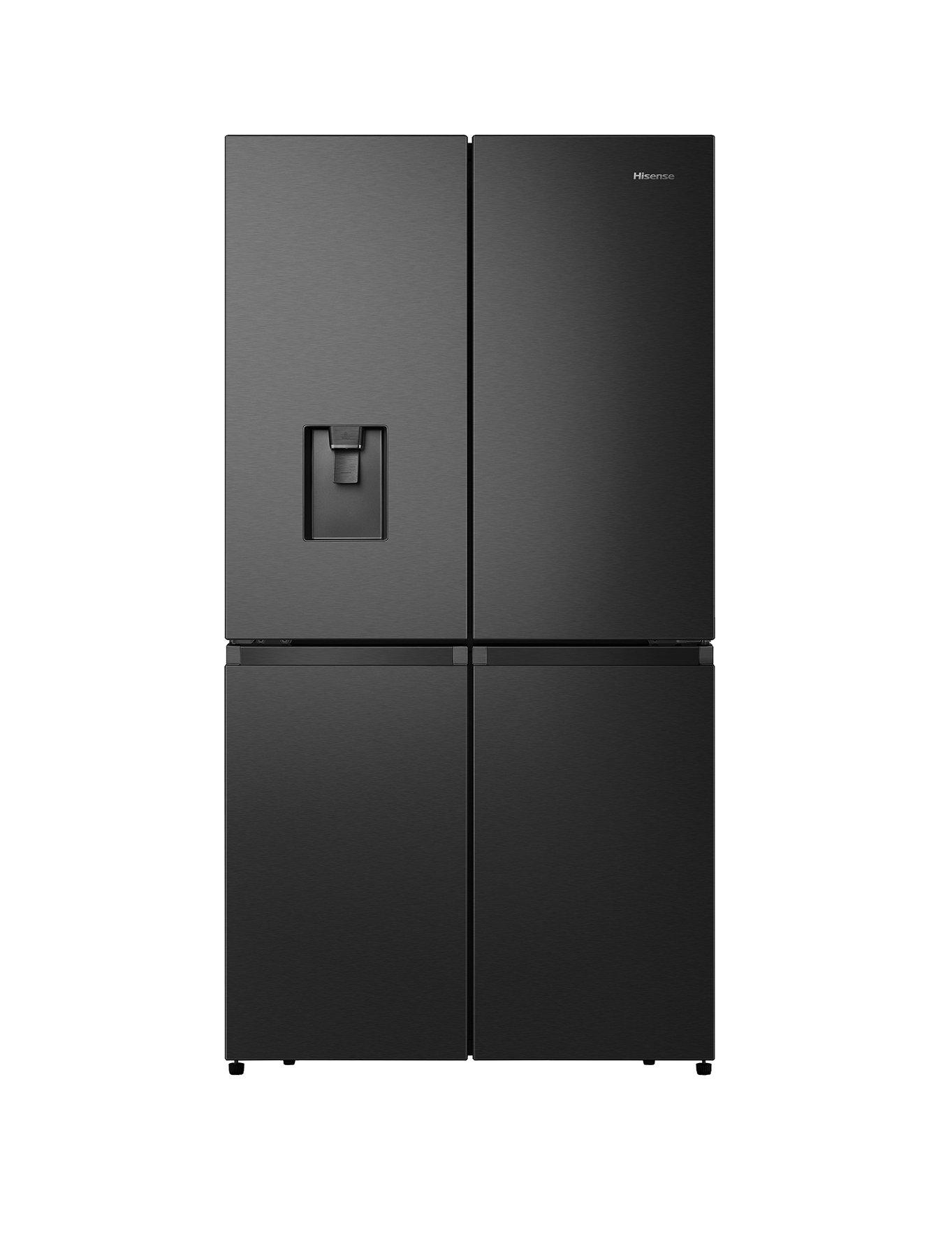 Product photograph of Hisense Rq758n4swf1 91cm Width Total No Frost American Fridge Freezer - Pure Flat Design from very.co.uk