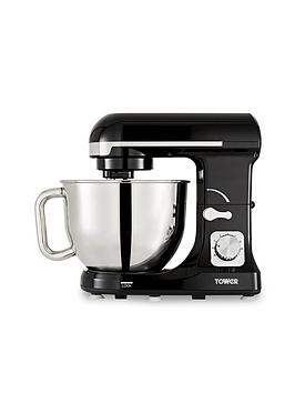 Tower 1000W Stand Mixer - Chrome