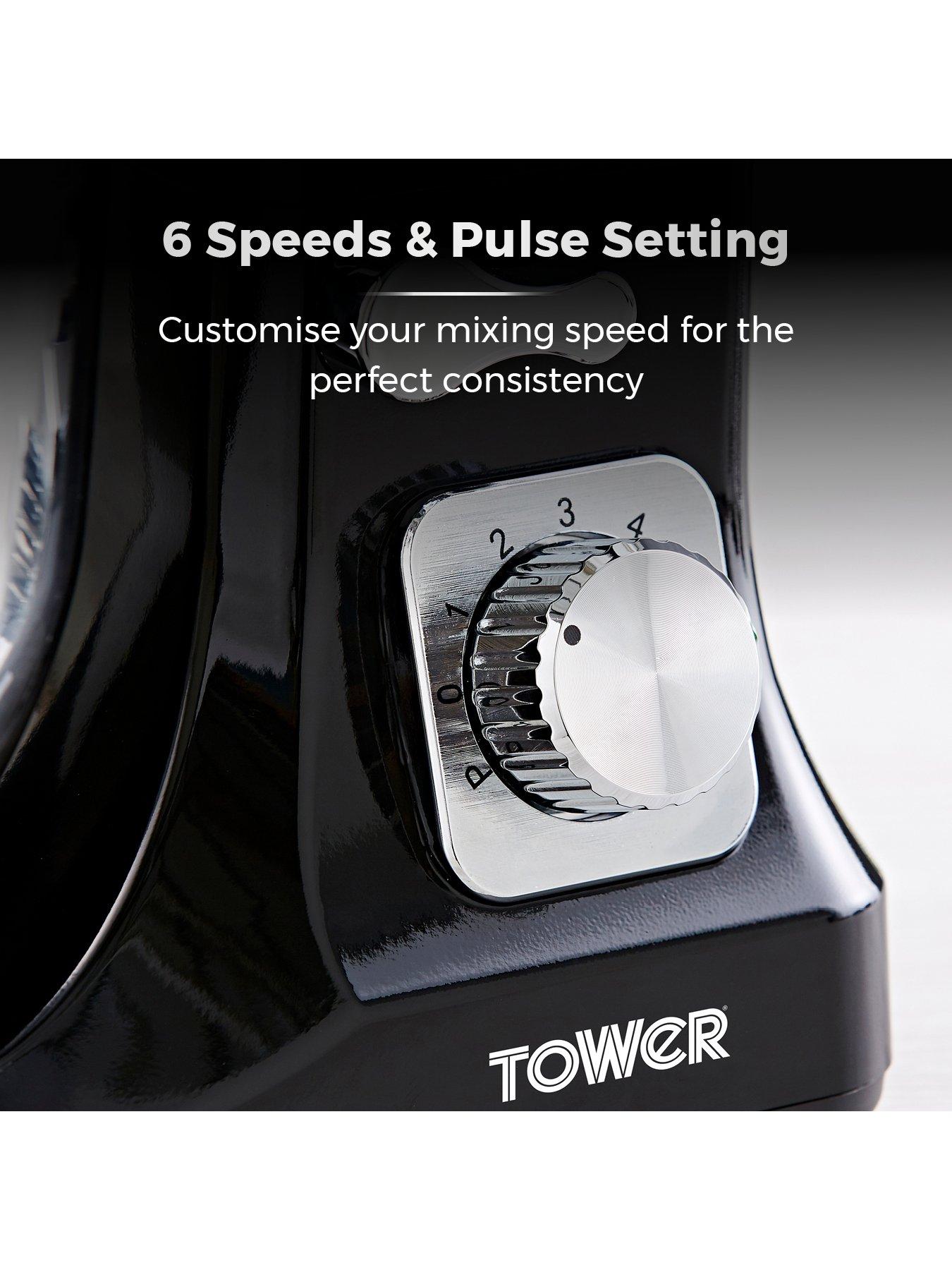 Image 6 of 6 of Tower 1000W Stand Mixer - Chrome