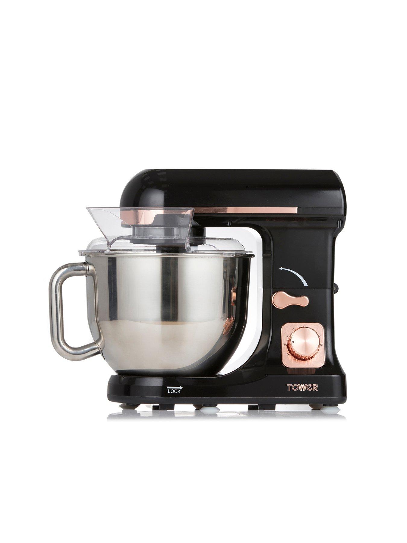 Product photograph of Tower 1000w Stand Mixer - Rose Gold from very.co.uk