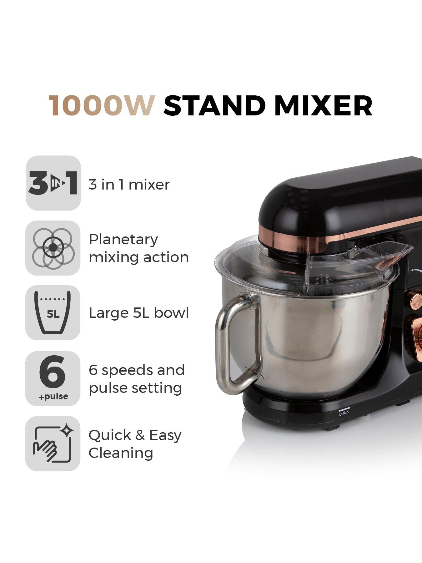 Image 2 of 6 of Tower 1000W Stand Mixer - Rose Gold