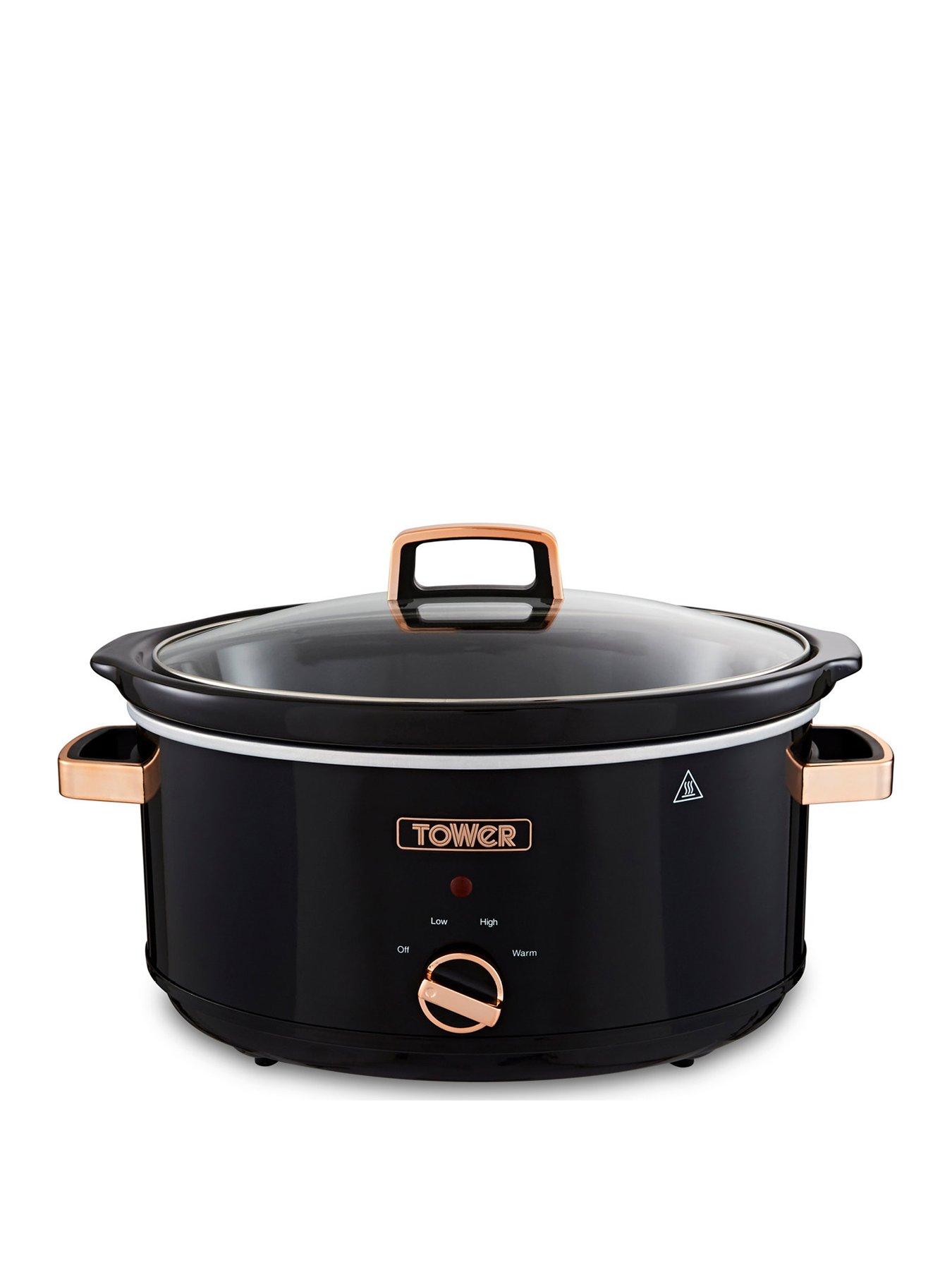 Tower 6.5L S/S Slow Cooker - Rose Gold