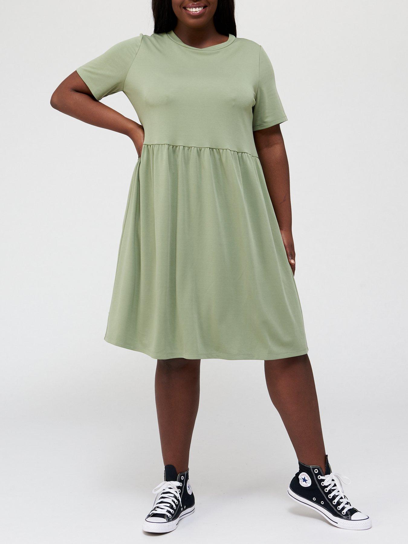 plus size green dress uk