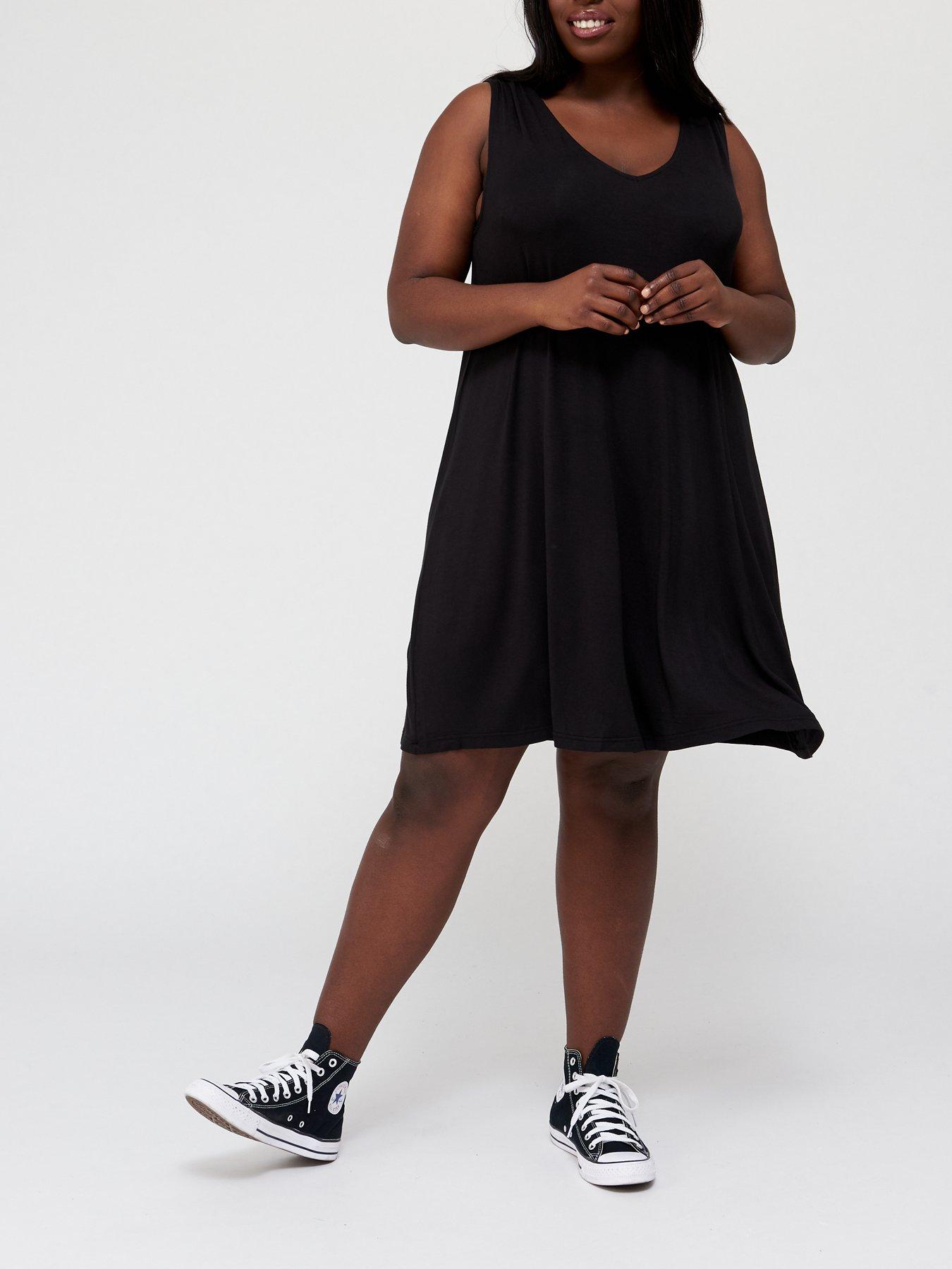 plus size swing dresses uk