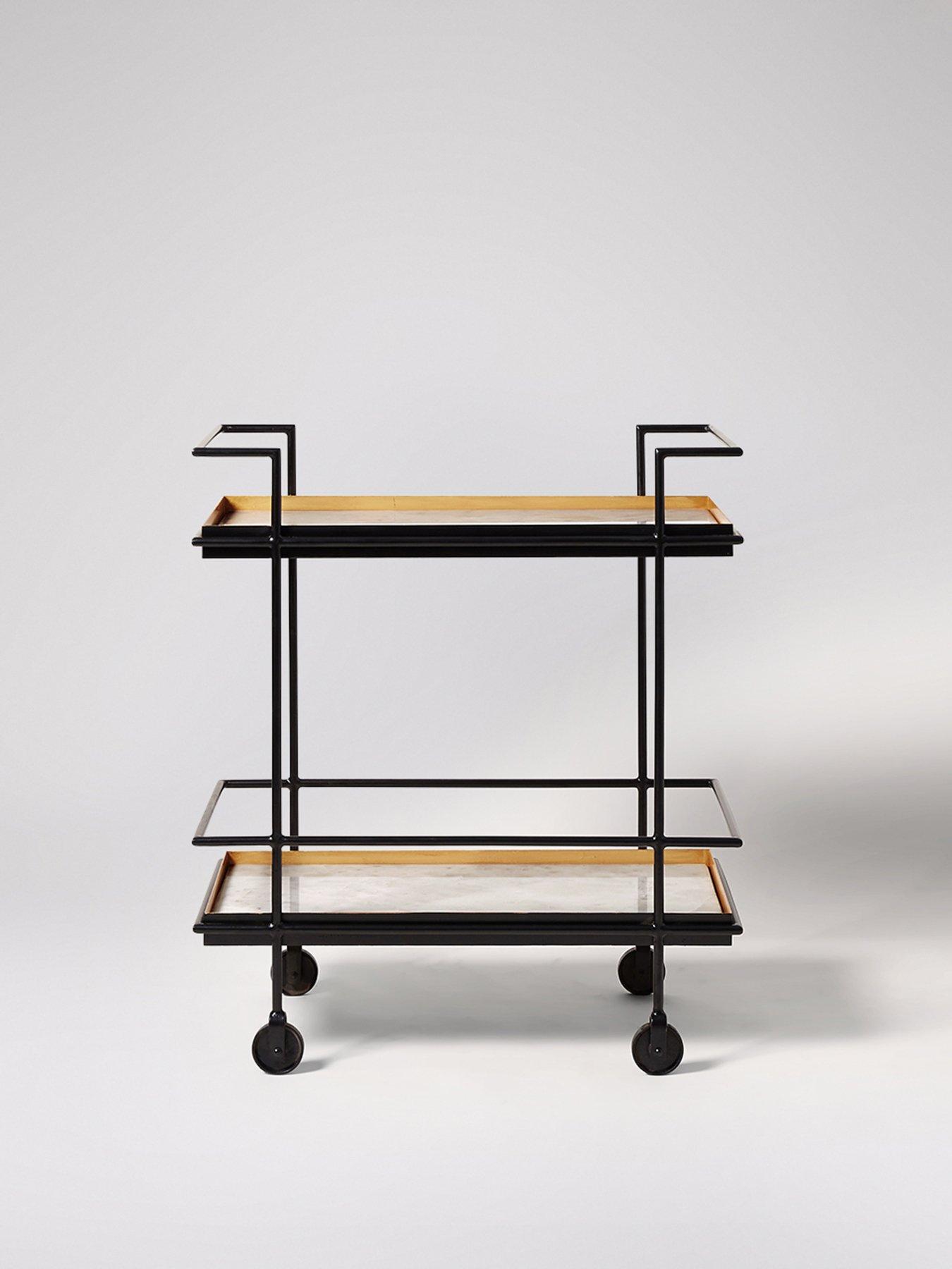 Product photograph of Swoon Salina Bar Trolley from very.co.uk