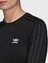  image of adidas-originals-relaxed-risque-cropped-long-sleeve-tee-black