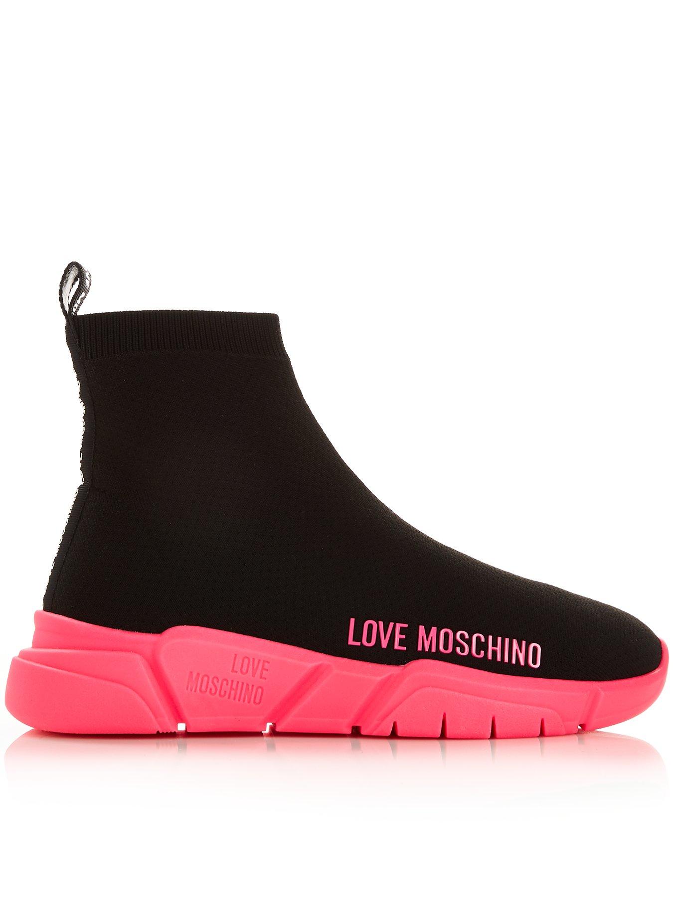 love moschino diamante trainers