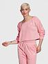  image of adidas-originals-relaxed-risque-velour-off-shoulder-sweater-light-pink