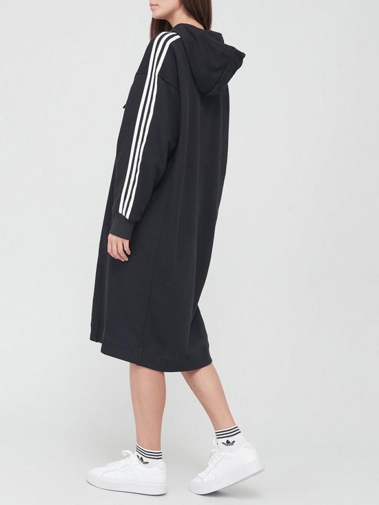 stillFront image of adidas-originals-hoodie-dress-black