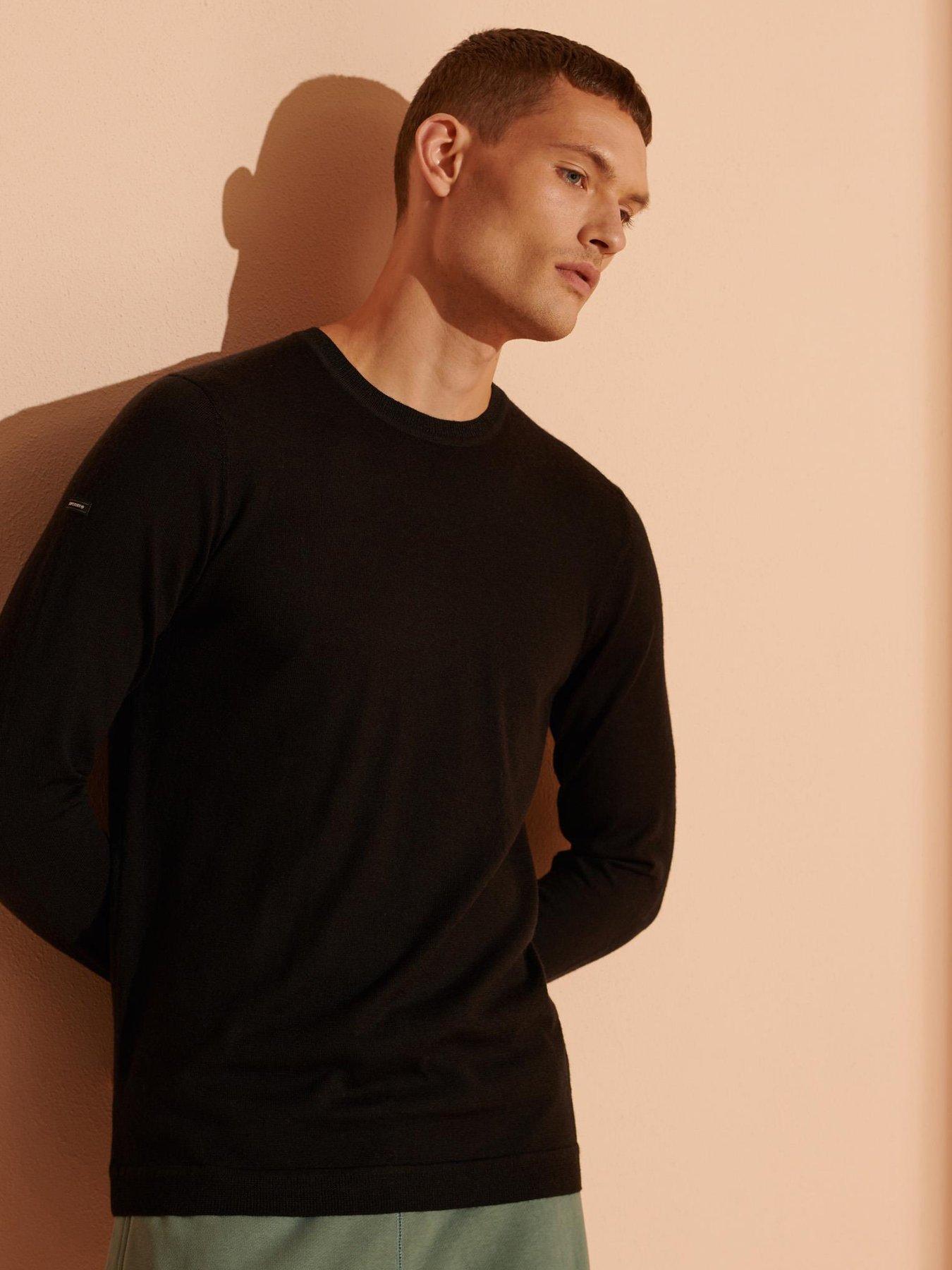 superdry merino crew jumper