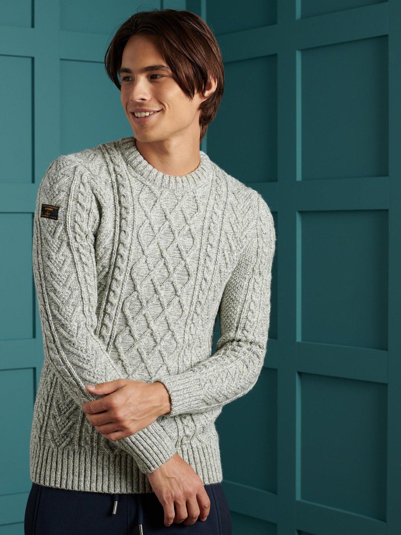 superdry grey jumper