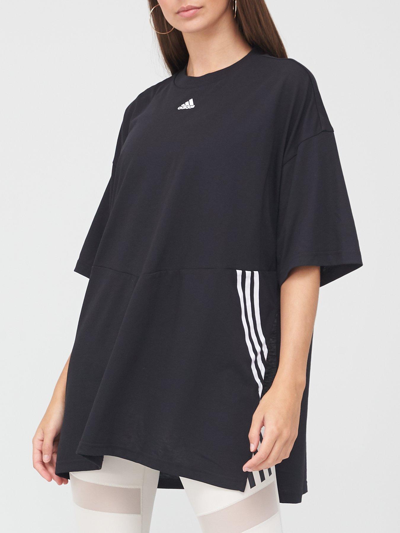 women's adidas badge of sport oversized sweatshirt