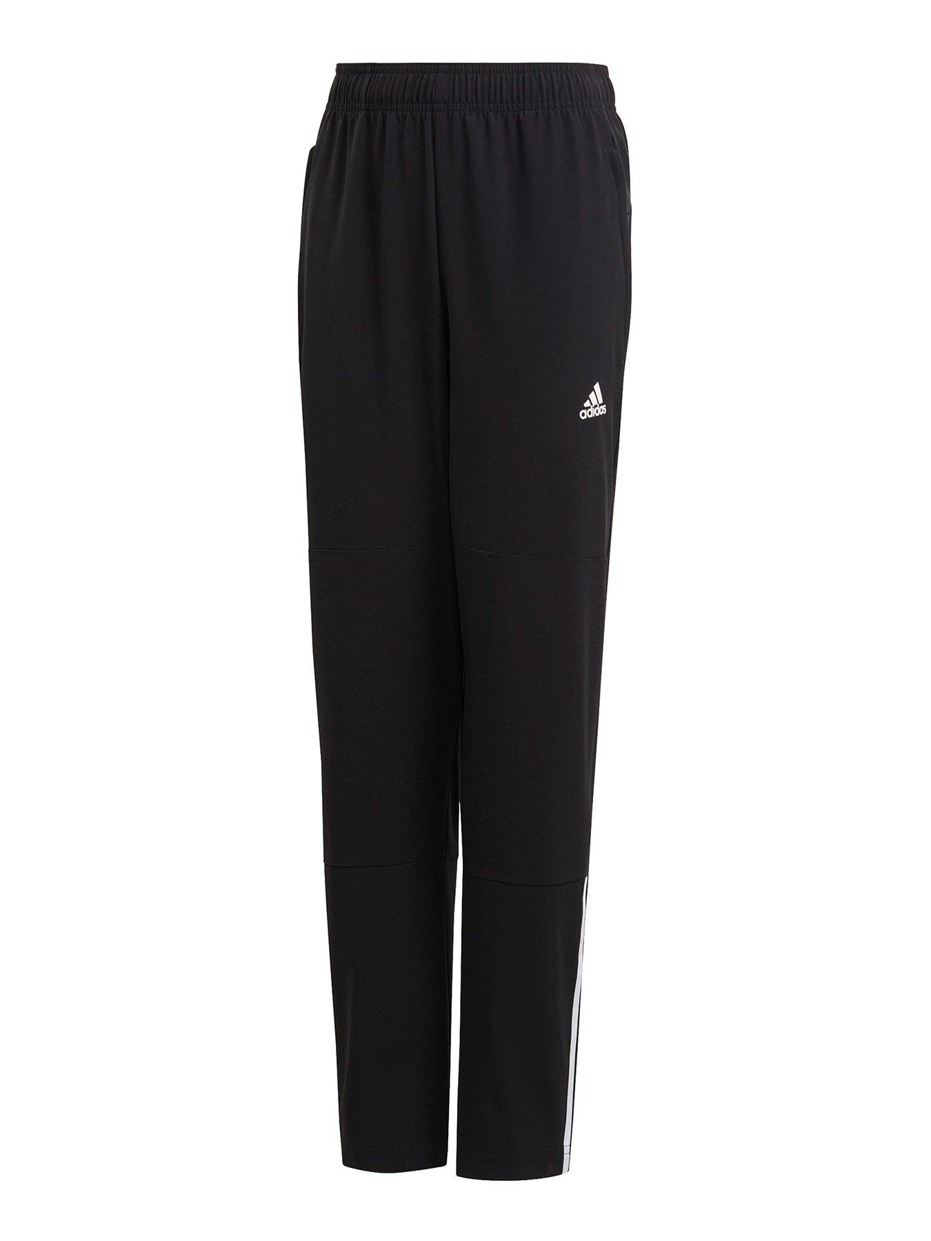  Youth Boys Track Equip Woven Pants - Black