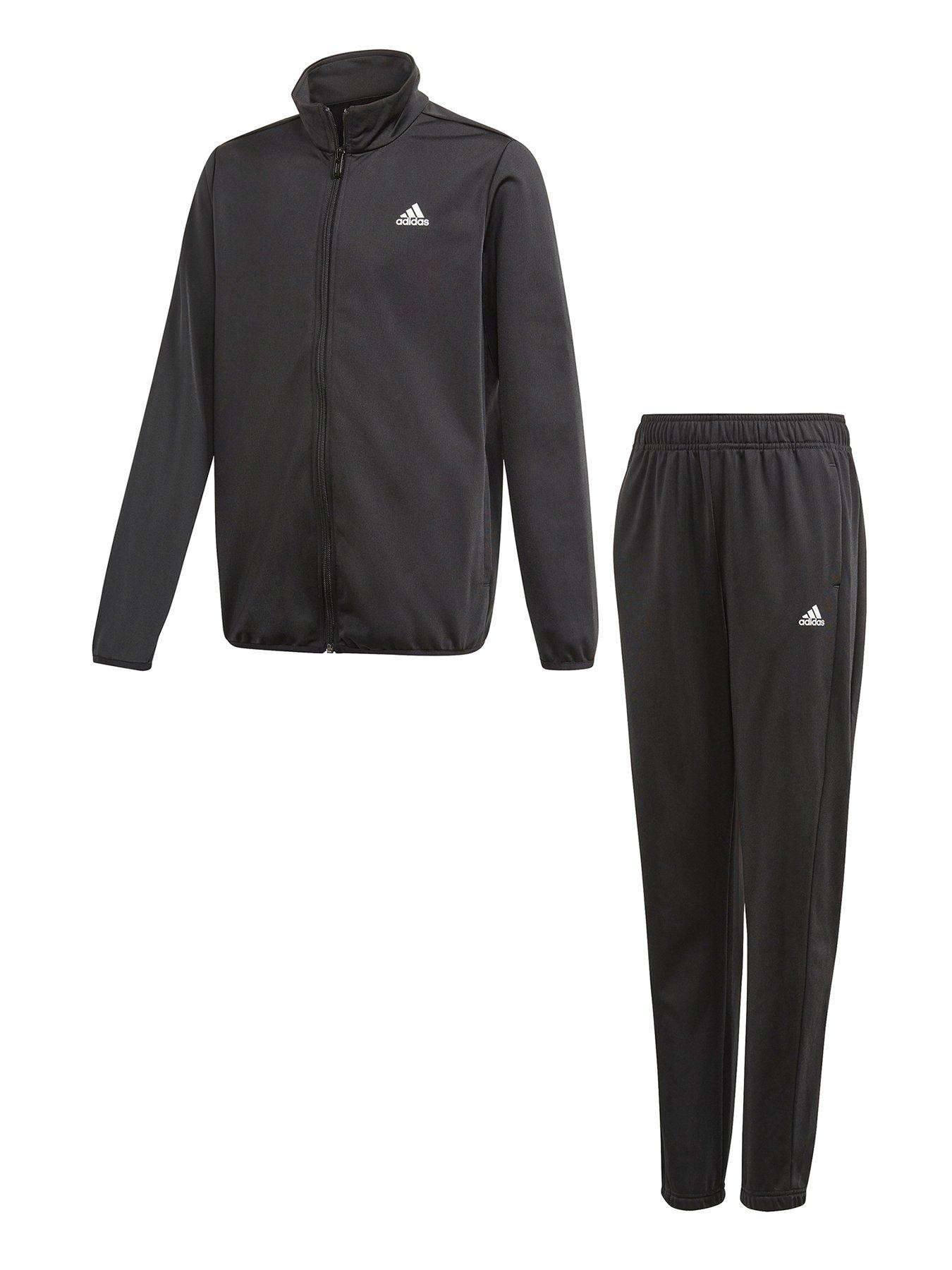 Junior Essentials Tracksuit Black White