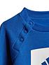  image of adidas-infant-3-stripe-logo-jogger-set-blue