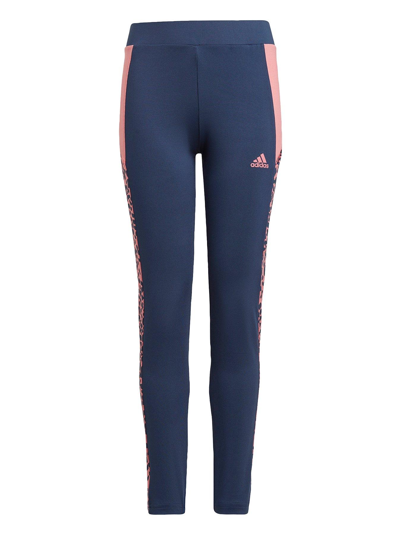 girls pink adidas leggings