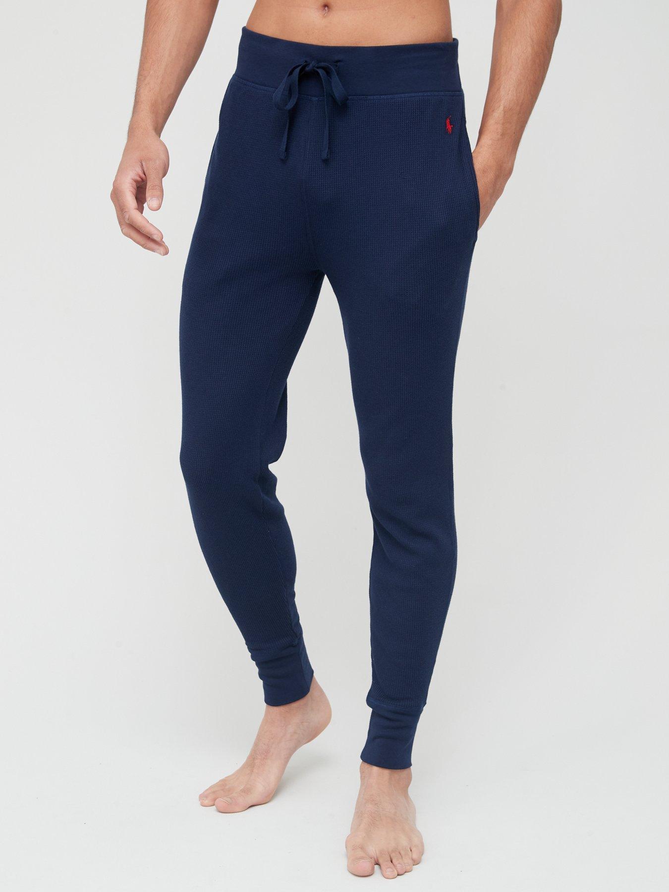 Polo ralph lauren lounge jogger in grey sales waffle