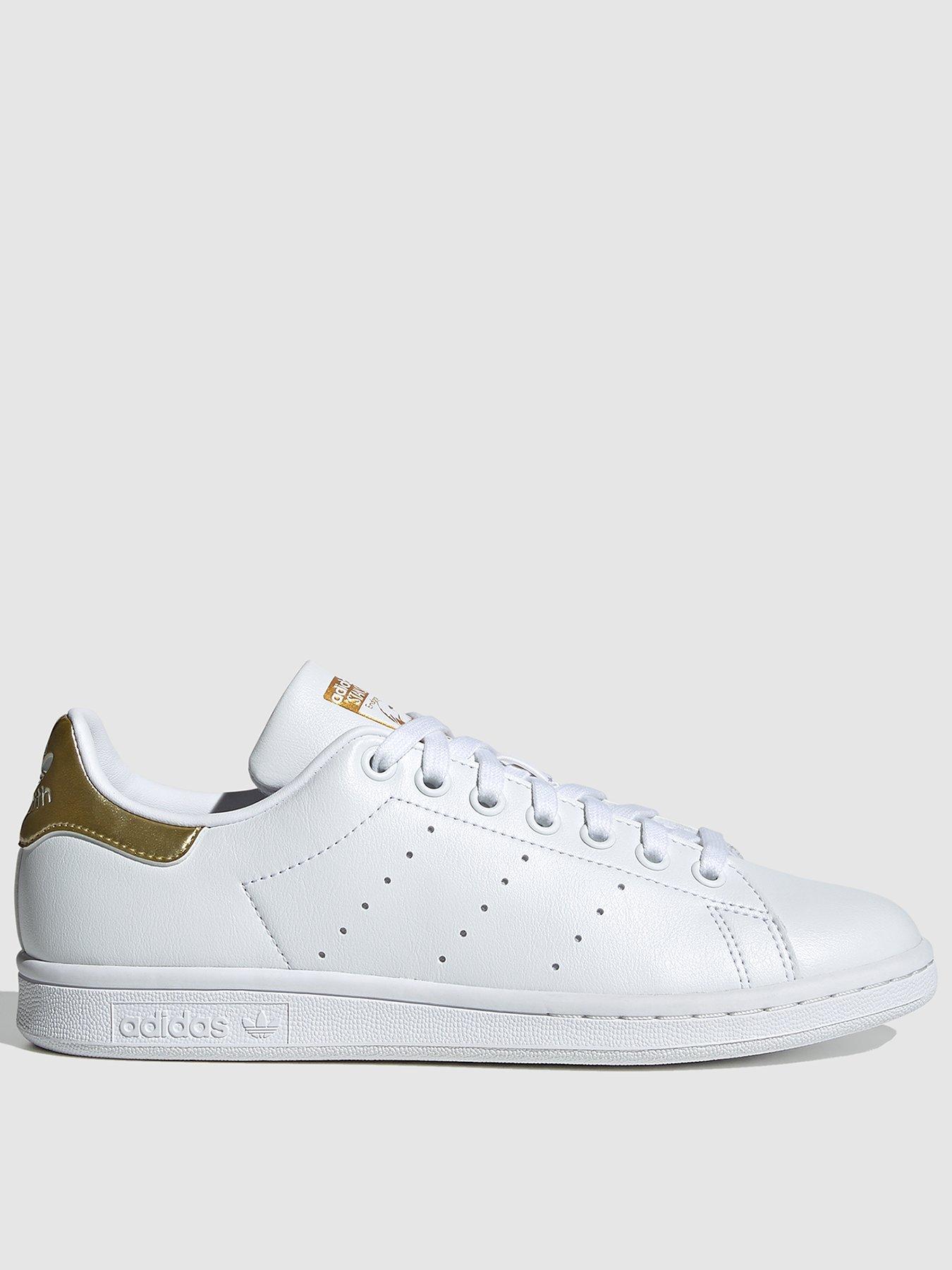 Adidas stan smith gold back sale