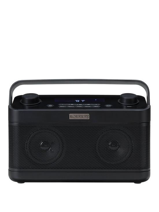 front image of roberts-blutune-5-dabdabfm-rds-bluetooth-portable-stereo-radio-with-clock-and-alarms
