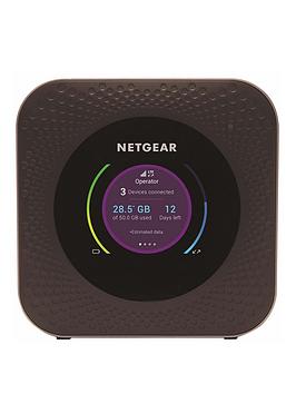 Netgear Nighthawk Mr1100 Mobile Hotspot 4G Router, Mifi, Portable Wi-Fi, Super Fast Download Speeds Up To 1 Gbps, Unlocked For All Networks