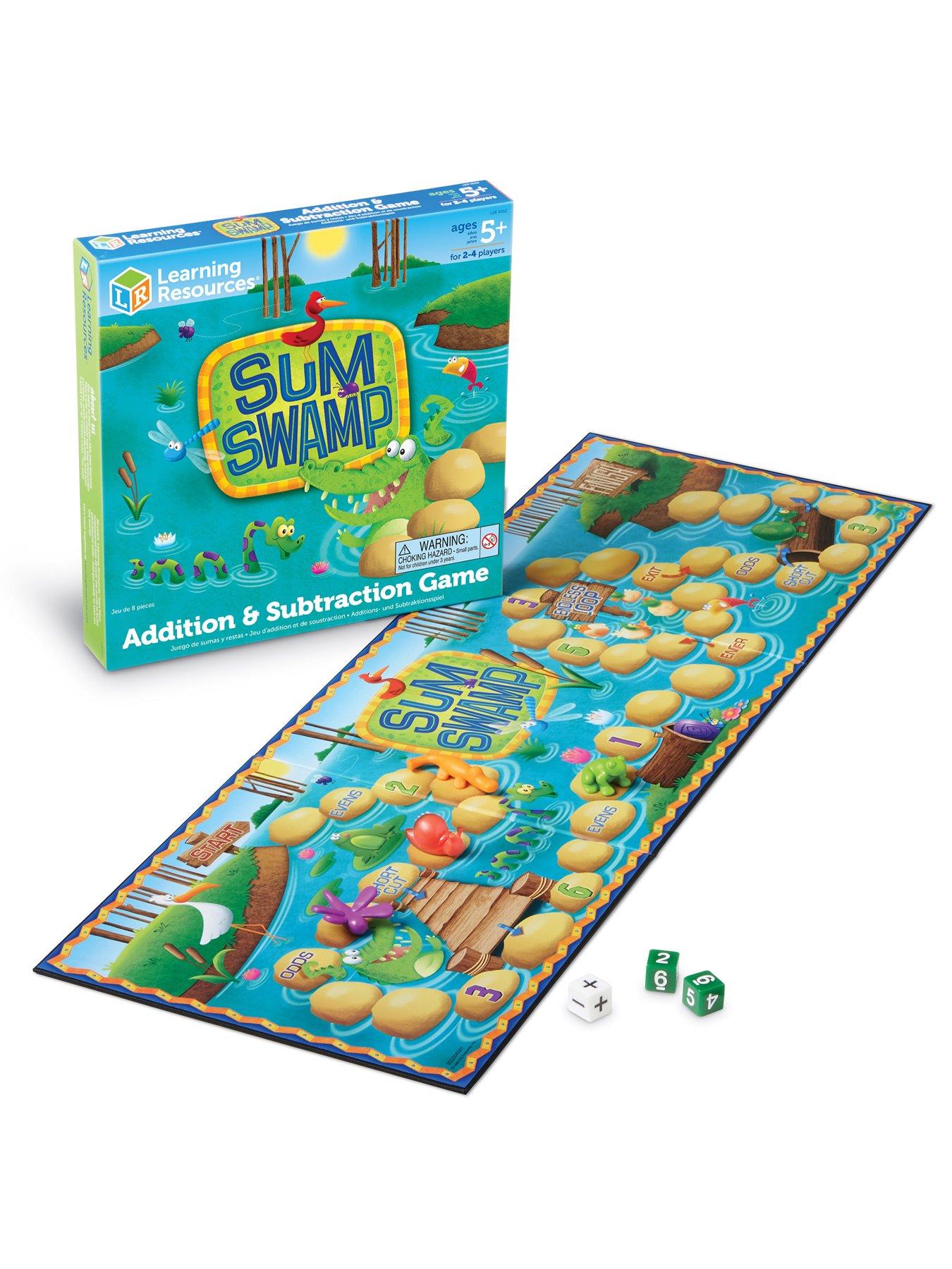 Image 2 of 7 of LEARNING RESOURCES Sum Swamp&trade; Addition &amp; Subtraction Game