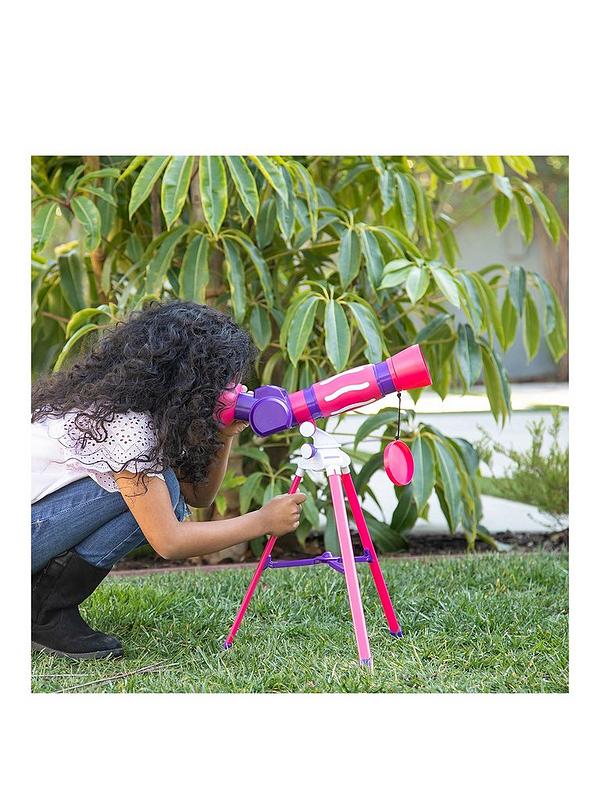 Image 1 of 6 of LEARNING RESOURCES Geosafari Jr. My First Telescope (pink)