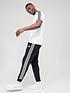  image of adidas-3-stripe-fleece-pants-black