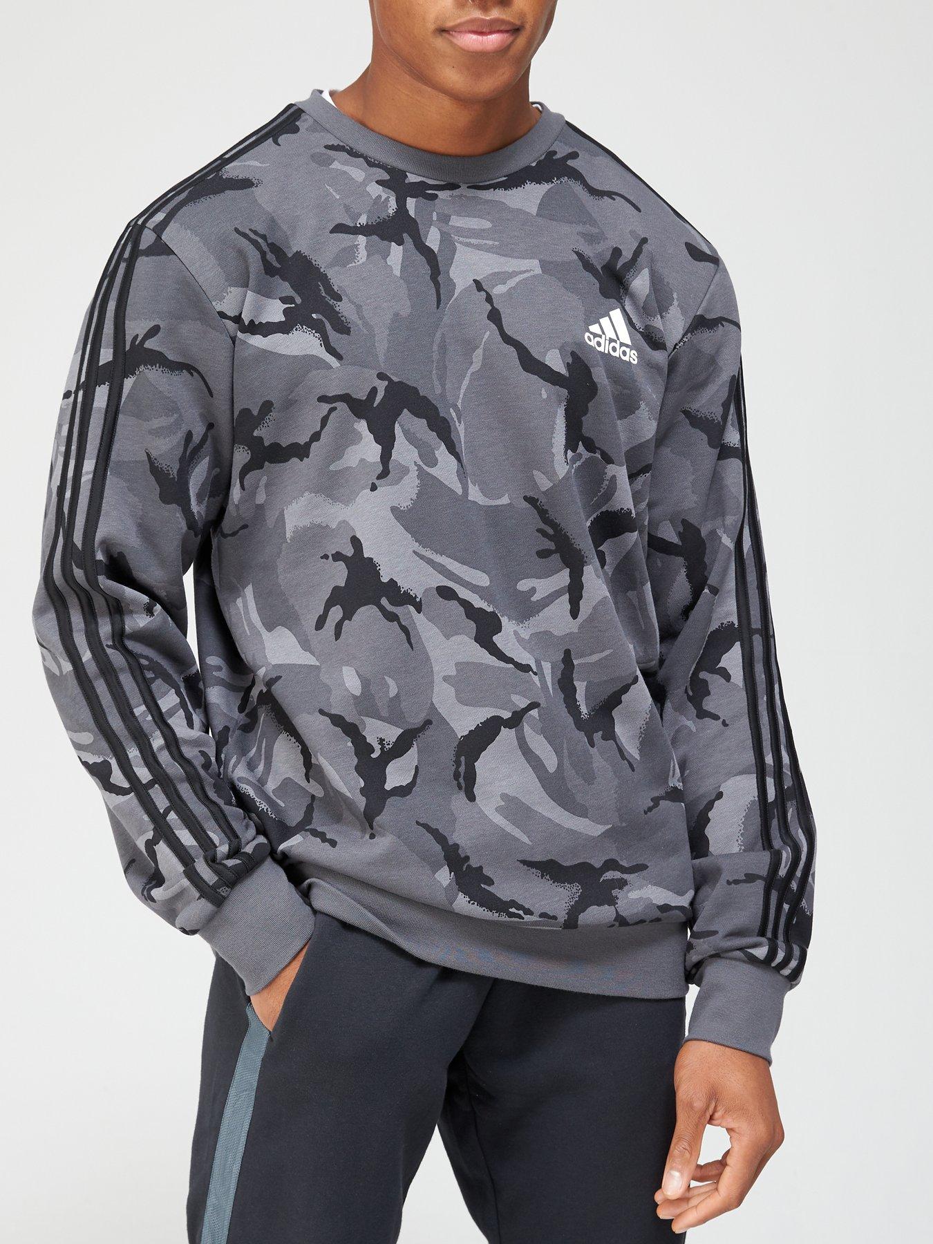 gray camo sweatshirt