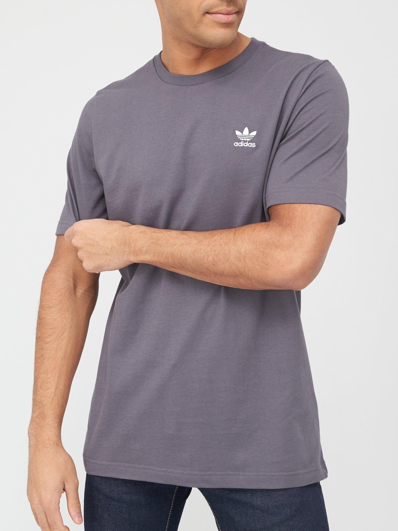 Adidas Originals Essential T Shirt Grey Uk