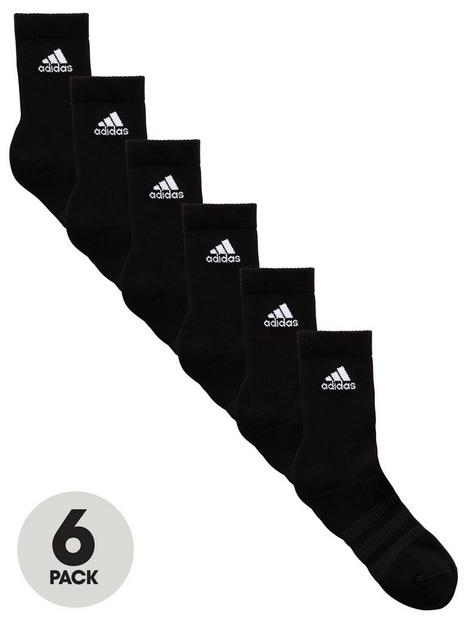 adidas-6-pack-ofnbspcushion-crew-socks-black
