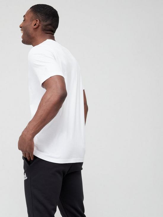 stillFront image of adidas-linear-logo-t-shirt-white