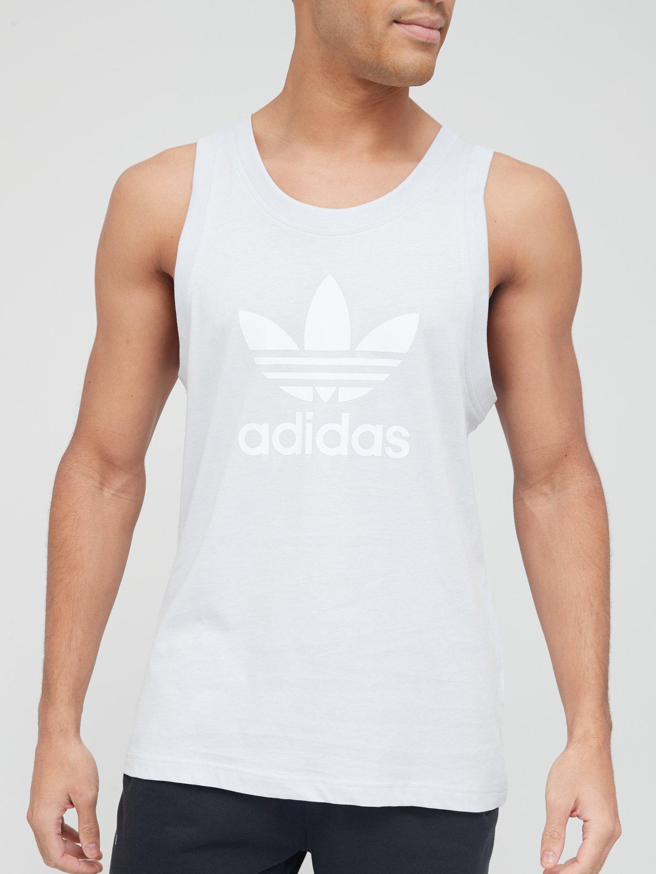 Adidas Men's Tank Top - White - XL