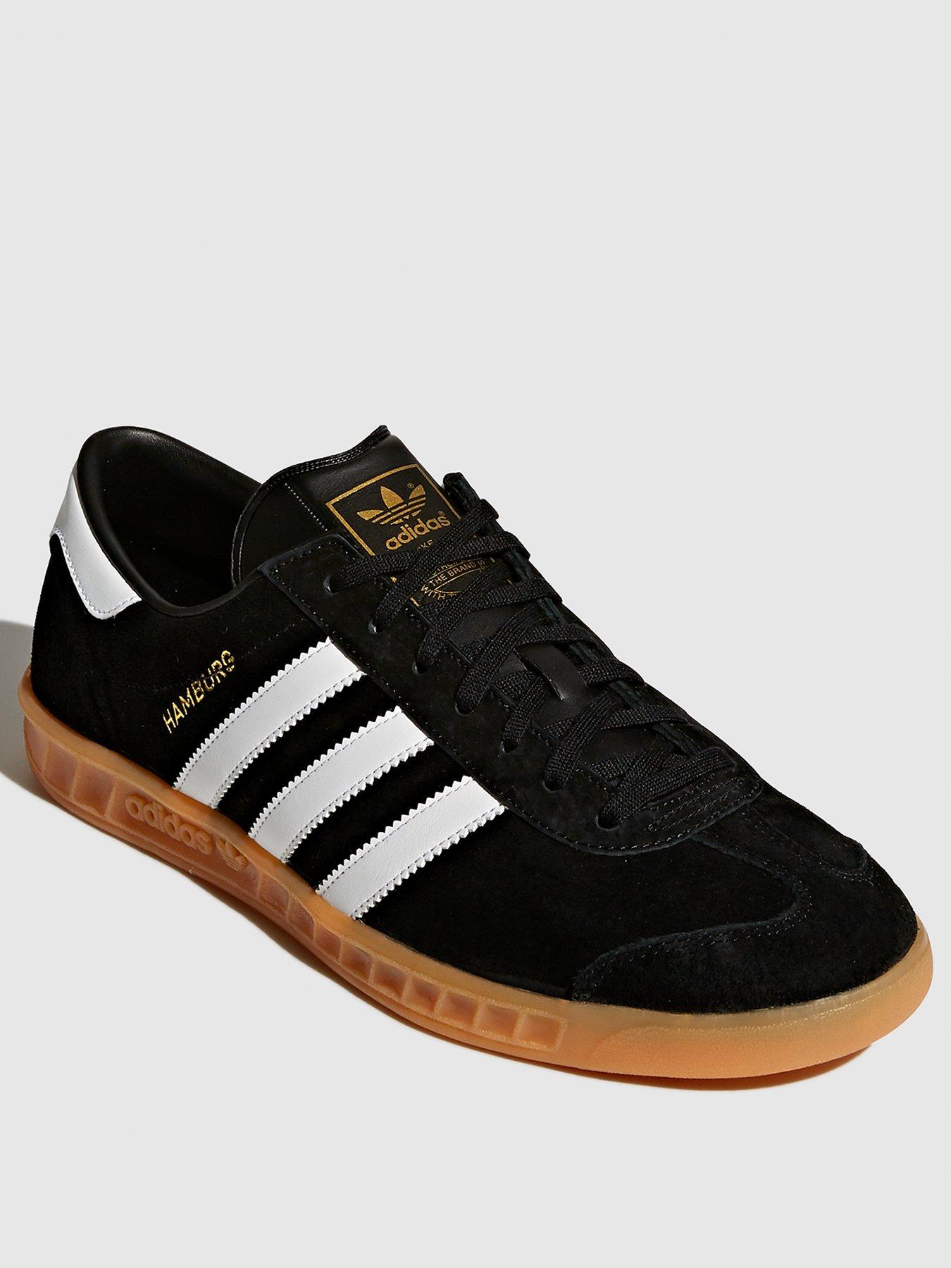 black and white hamburgs adidas