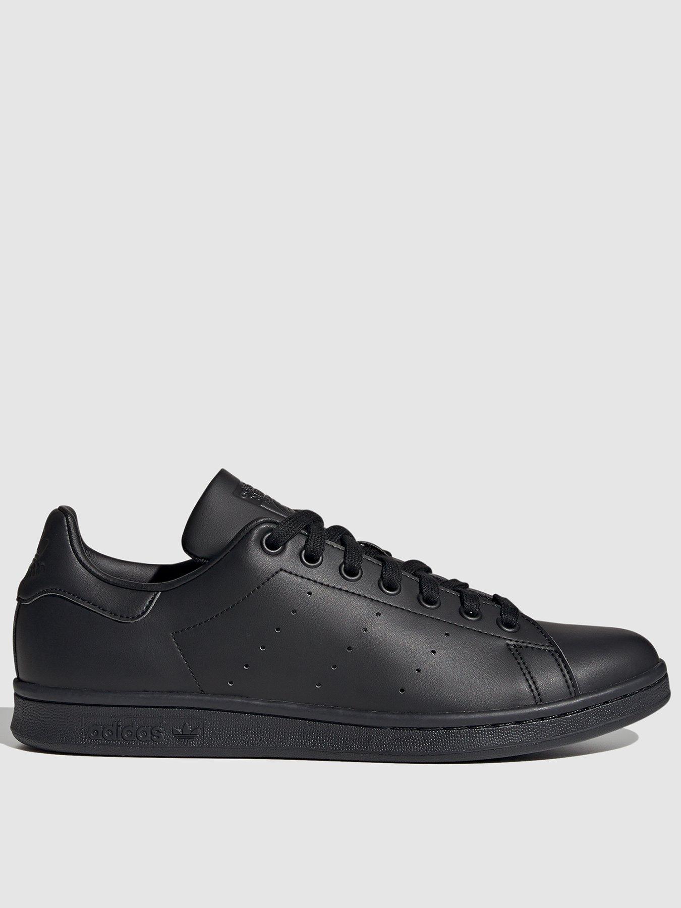 Adidas originals mens stan smith 2024 trainers utility black/utility black/off white