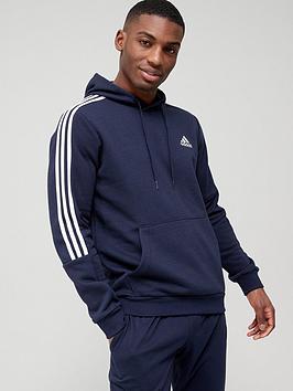 adidas-cut-3-stripe-hoodie-navywhite