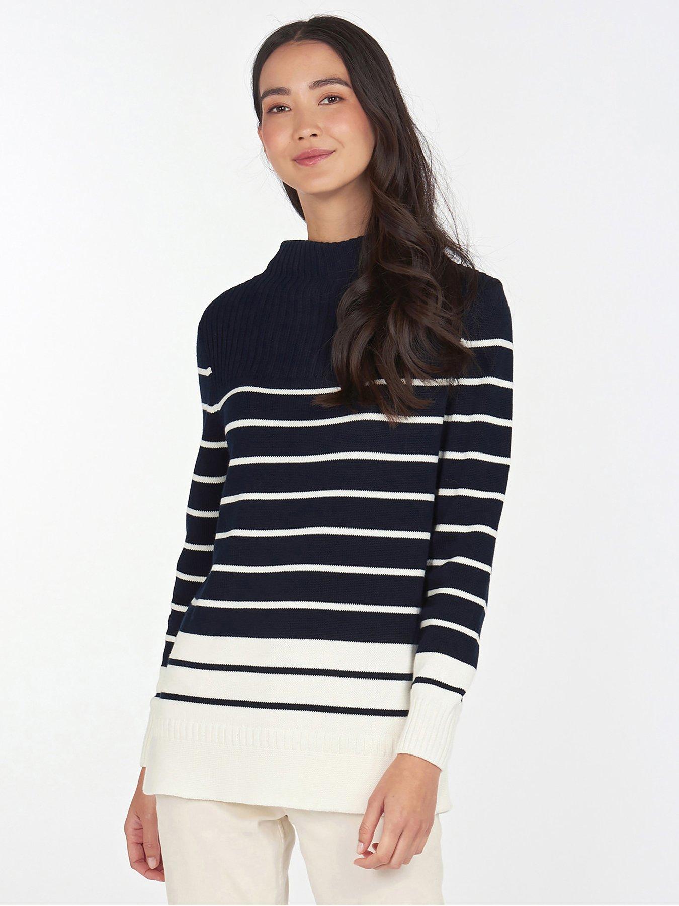 white stuff fluid stripe jumper