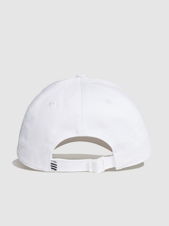 back image of adidas-baseball-cap-white