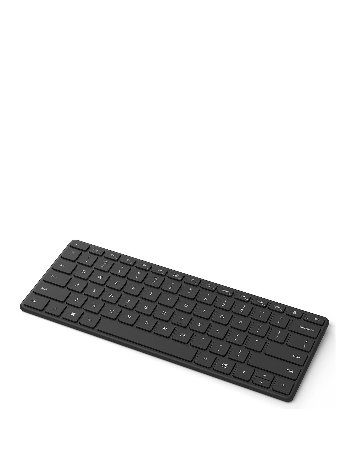 MICROSOFT Designer Compact 21Y-00004 Wireless Keyboard - Black, Black