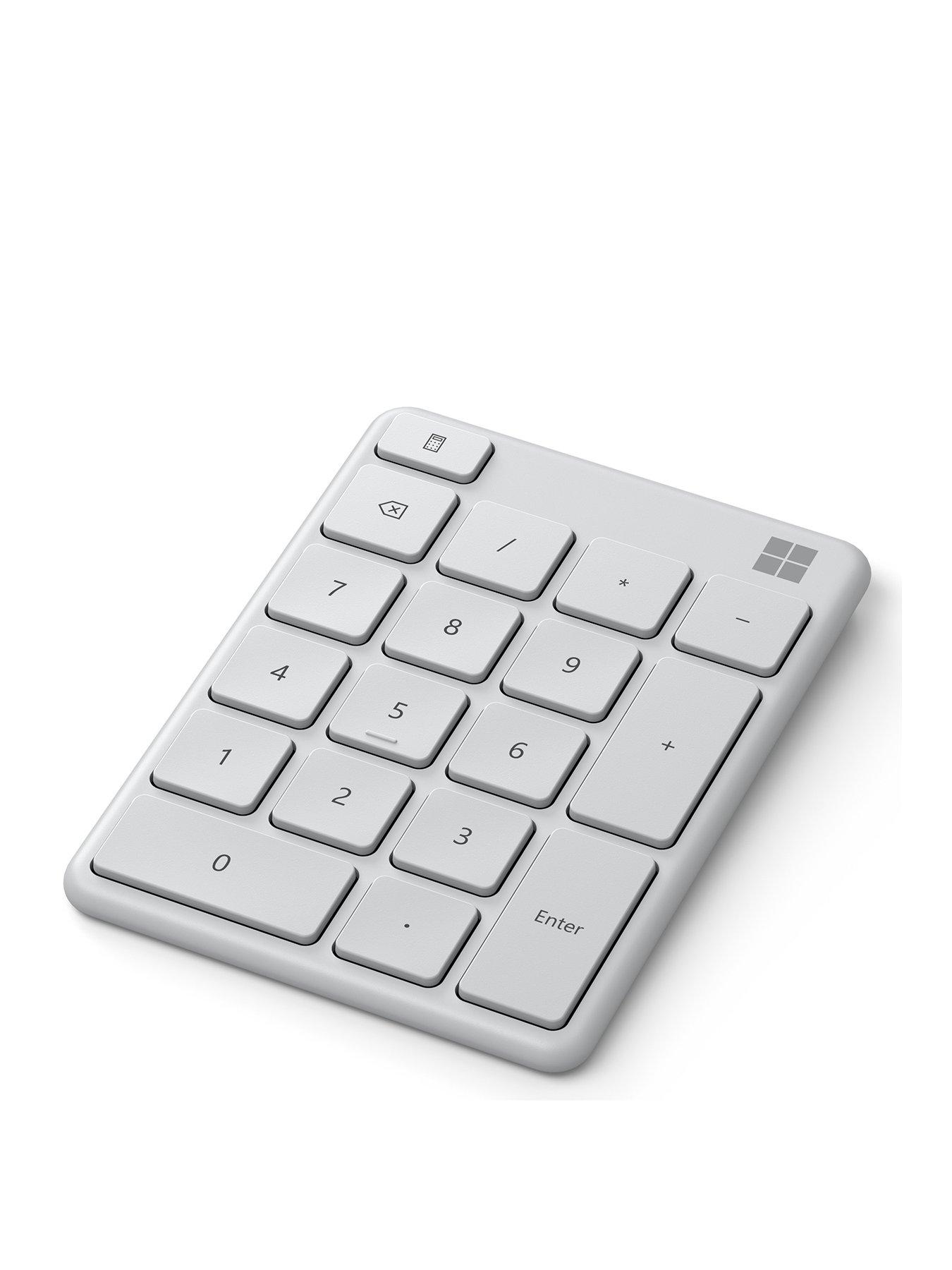 MICROSOFT 23O-00029 Wireless Number Pad - White, White