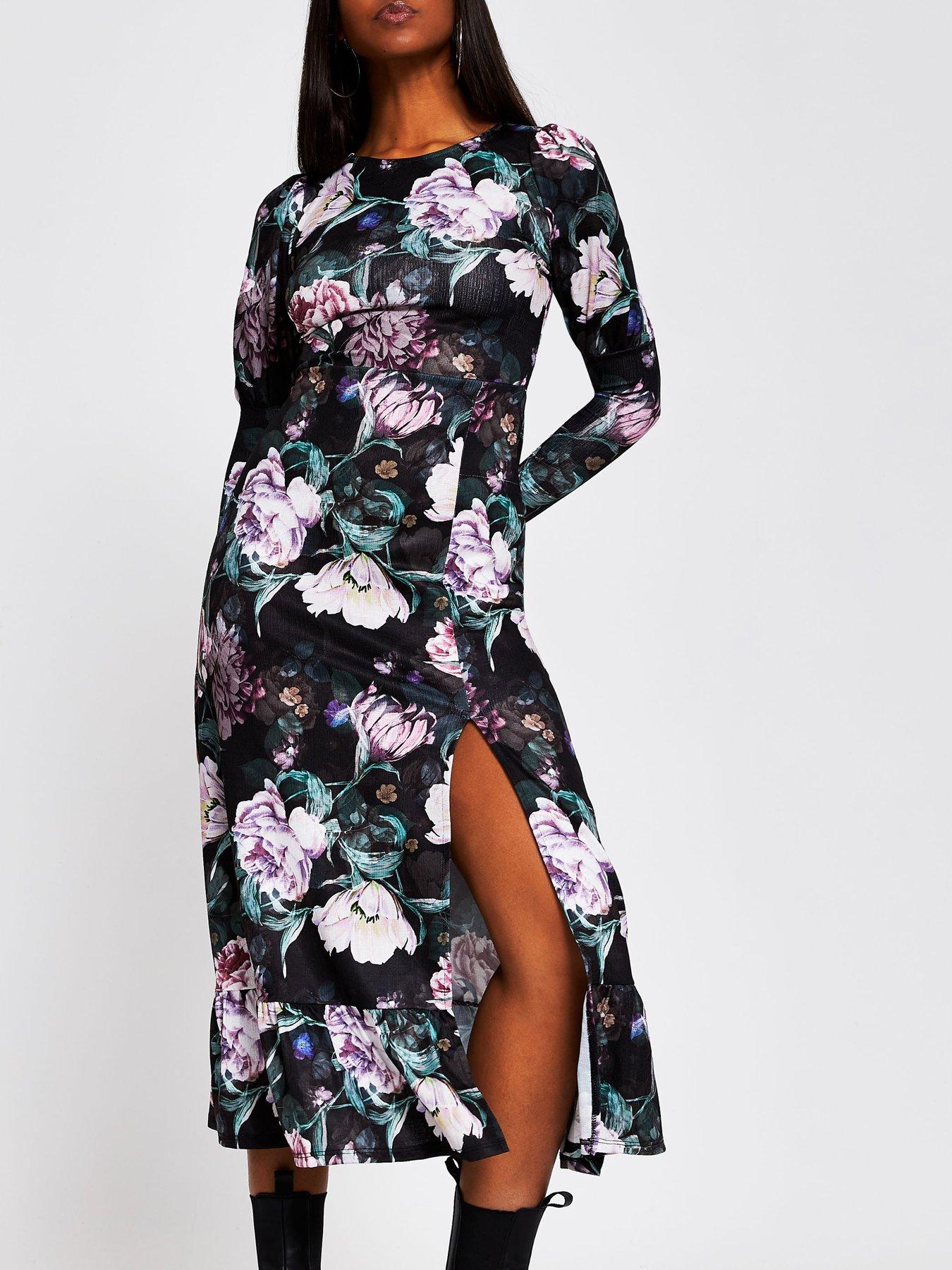 pretty midi dresses uk