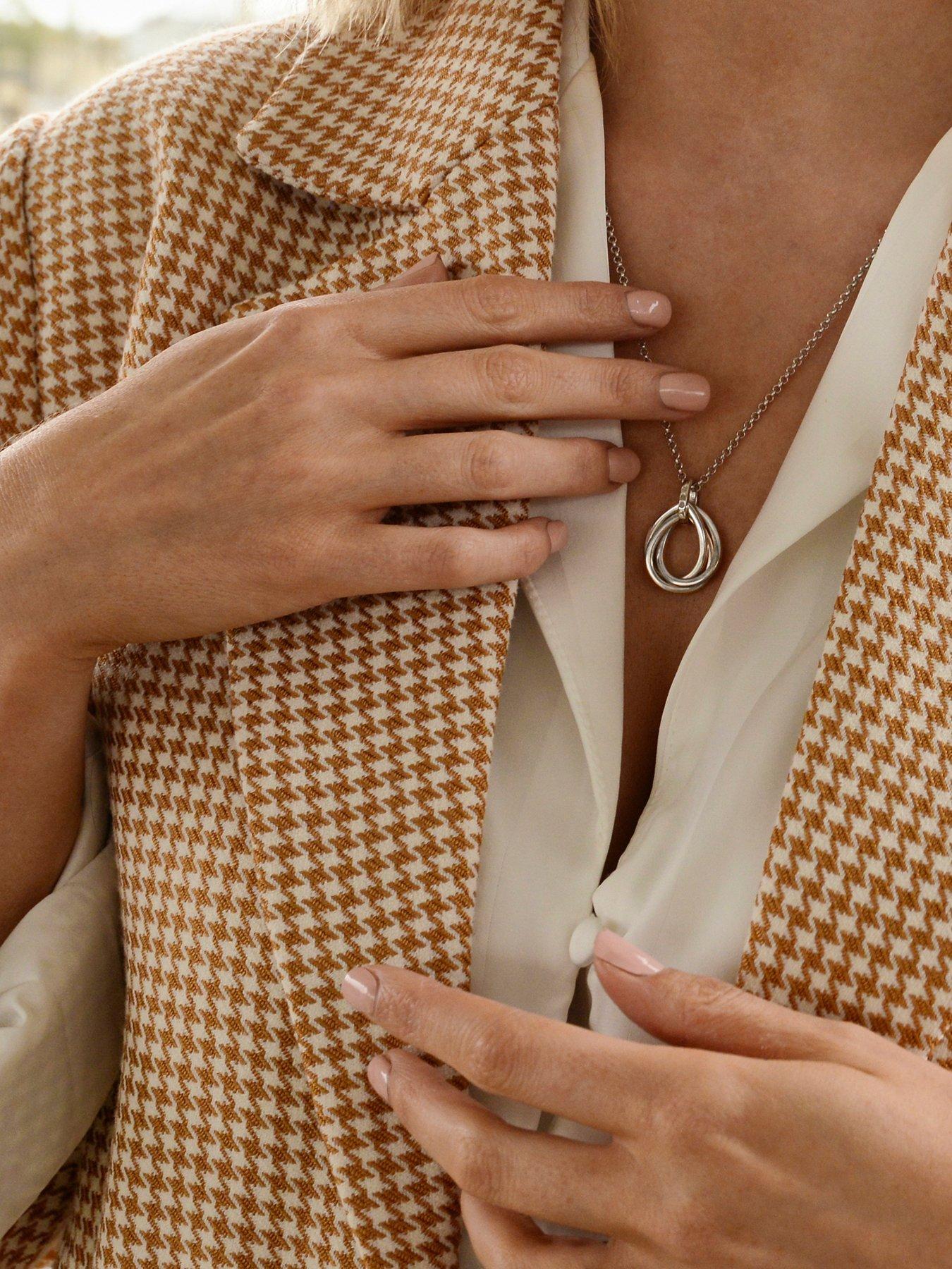 Image 2 of 4 of Hot Diamonds Trio Teardrop Pendant
