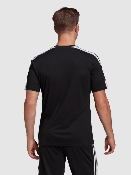 stillFront image of adidas-mens-squad-21-short-sleeved-jersey-black