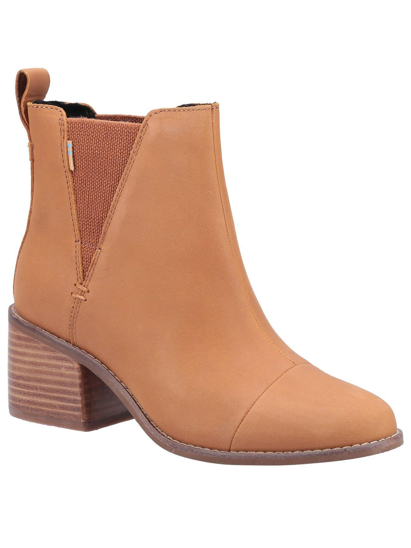 toms esme boots tan leather