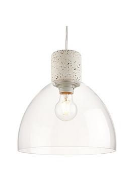 Product photograph of Very Home Treson Terrazzo And Glass Pendant from very.co.uk