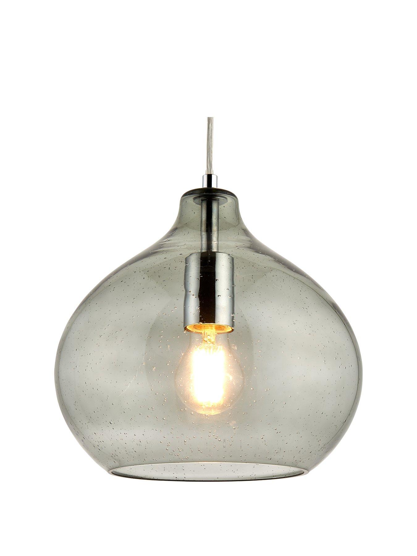 The Very Collection Dew Glass Pendant - Sage