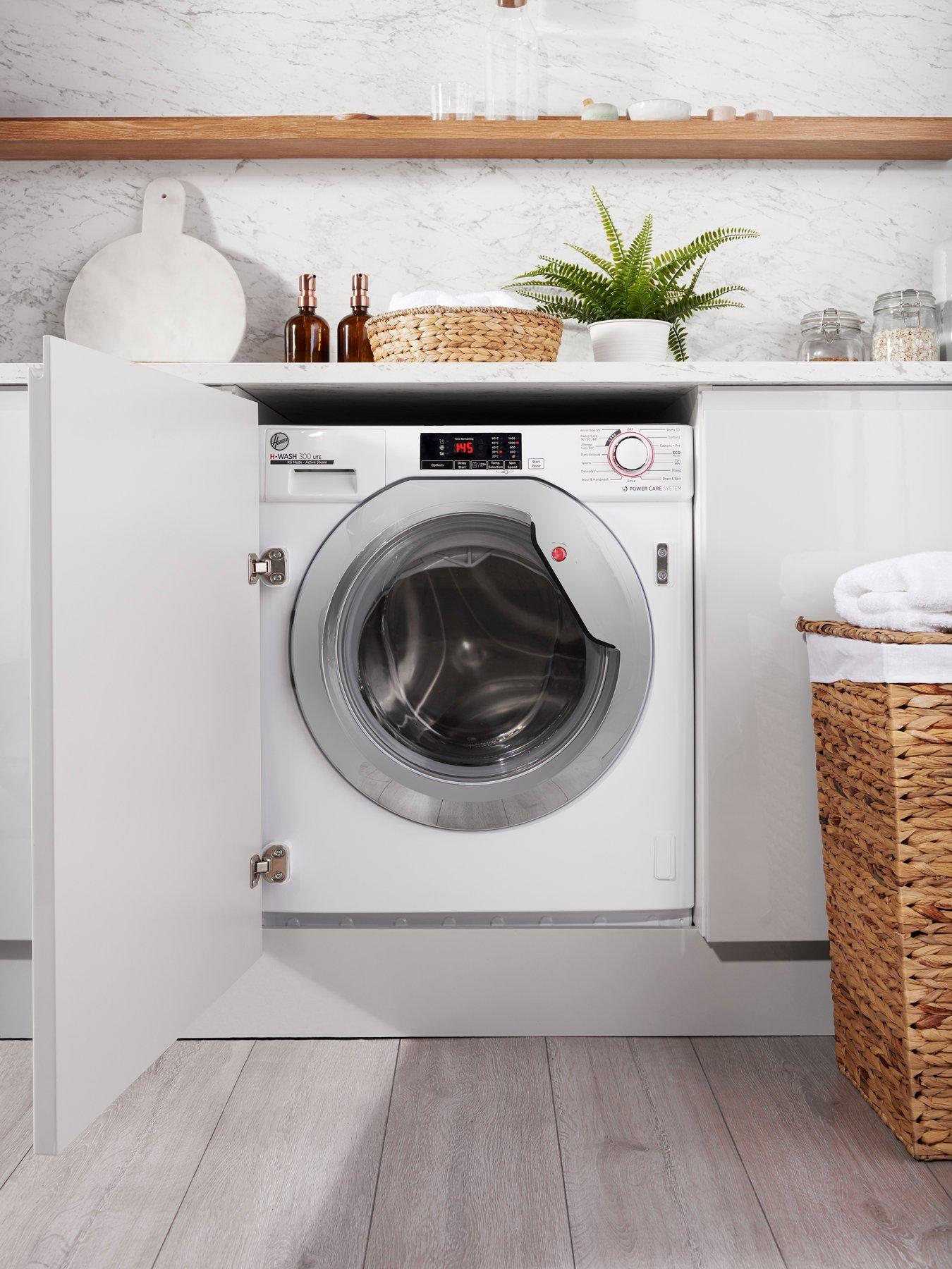 Image 3 of 4 of Hoover H-WASH 300 HBWS 49D1ACE Integrated 9kg Load&nbsp;Washing Machine with 1400 rpm Spin - White