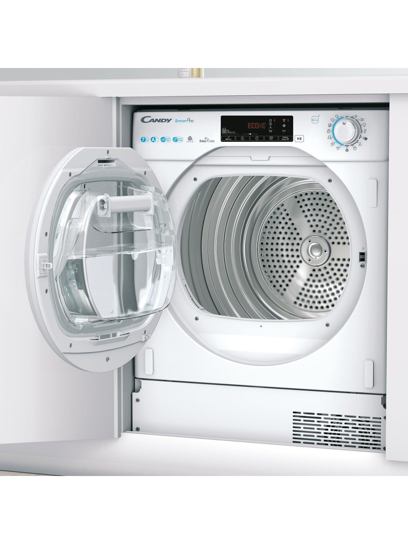 Image 2 of 8 of Candy BCTD H7A1TE-80 7kg Fully Integrated Heat Pump Tumble Dryer, A+ - White&nbsp;with Wi-fi Connectivity