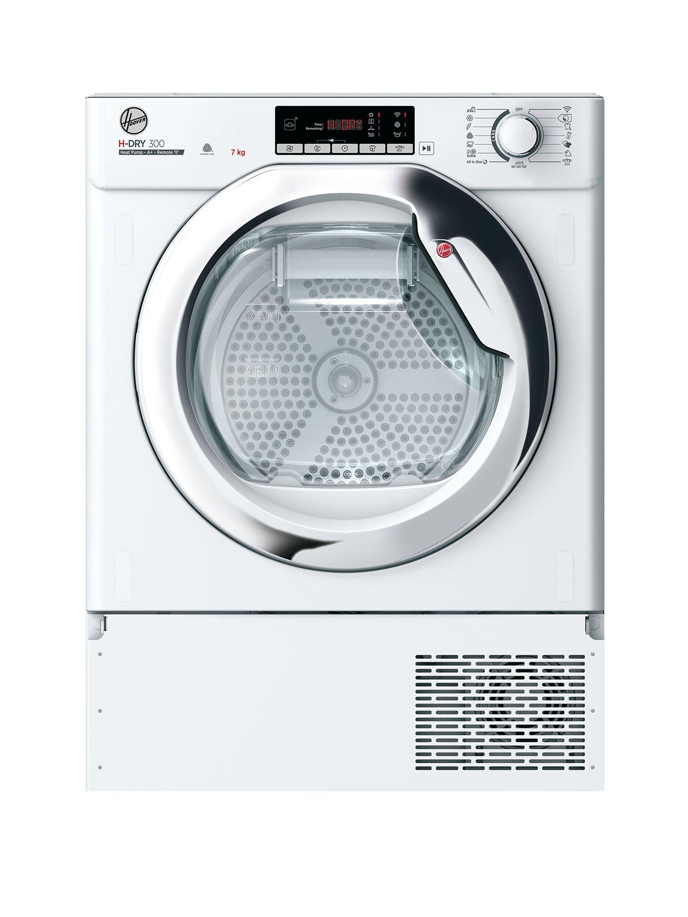 Image 1 of 8 of Hoover BATD H7A1TCE-80 7kg Load A+ Rated Fully Integrated Heat Pump Tumble Dryer - White