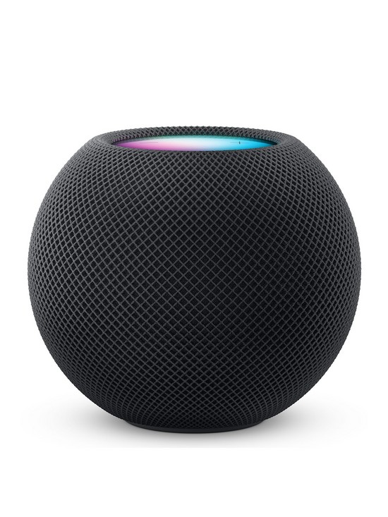 front image of apple-homepod-mini-smart-speaker-space-grey